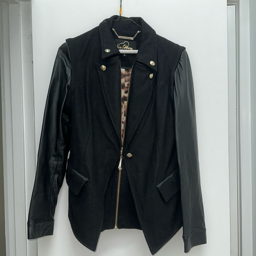 Sam Edelman Wool Black Jacket - image 1